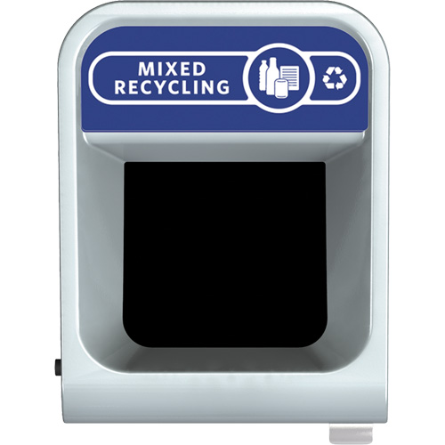 Configure Mixed Recycling Waste Container, Bulk/Curbside/Deskside, Steel, 23 US gal. Pronet Distribution
