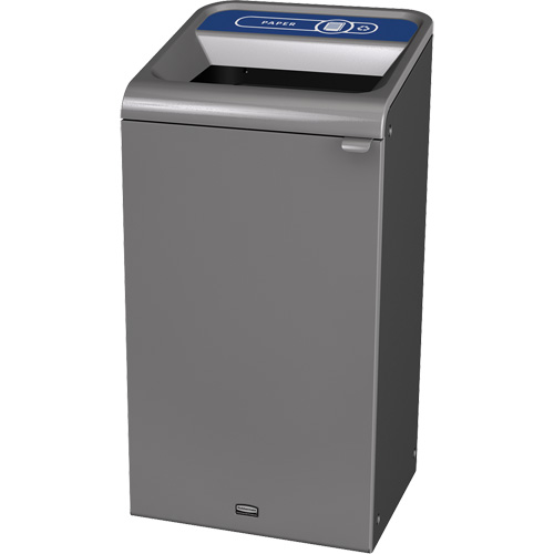 Conteneur pour d&eacute;chets de papier Configure, Vrac/Bord de rue/De bureau, Acier, 23 gal. US Pronet Distribution