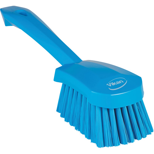 Brosse &agrave; r&eacute;curer avec manche court, Soies Doux, Longueur de 10-1/2", Bleu Pronet Distribution
