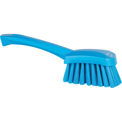Brosse &agrave; r&eacute;curer avec manche court, Soies Doux, Longueur de 10-1/2", Bleu Pronet Distribution
