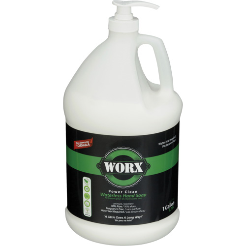 Power Clean Waterless Hand Soap, Liquid, 3.78 L, Unscented Pronet Distribution