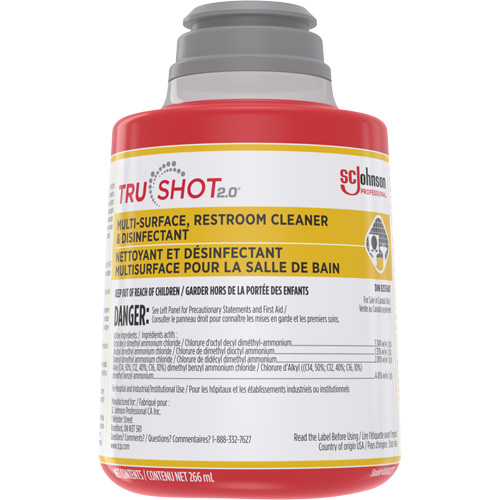 Nettoyant et d&eacute;sinfectant multisurface pour salle de bain TruShot 2.0, 266 ml, Bouteille &agrave; g&acirc;chette Pronet Distribution
