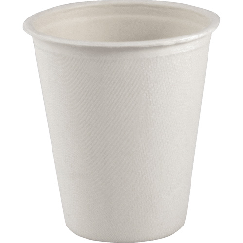 Gobelet compostable &agrave; paroi unique pour boisson chaude, Papier, 8 oz, Blanc Pronet Distribution