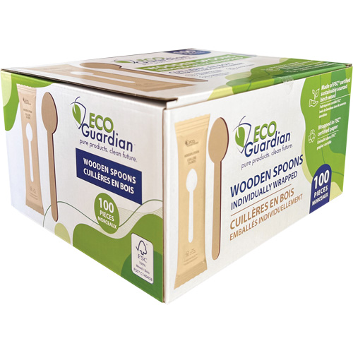 Cuill&egrave;res en bois emball&eacute;es individuellement Pronet Distribution