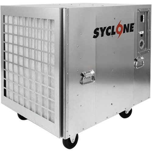 Machine &agrave; air n&eacute;gatif et &eacute;purateur dair Syclone 1950 pi. cu/min, 2 Vitesses Pronet Distribution