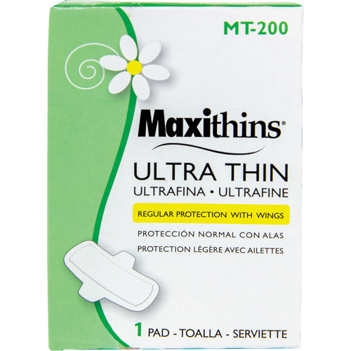 Serviettes Maxi Maxithins ultra minces avec ailes Pronet Distribution