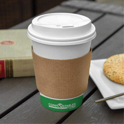 Kraft Coffee Cup Sleeves, Paper, 12 oz. - 20 oz., Brown Pronet Distribution