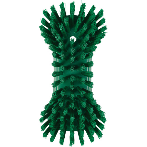 Hand Brush, Extra Stiff Bristles, 9-1/10" Long, Green Pronet Distribution