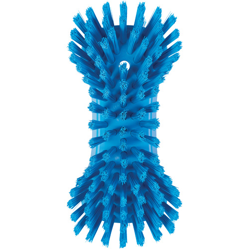 Hand Brush, Extra Stiff Bristles, 9-1/10" Long, Blue Pronet Distribution