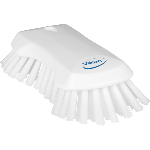 Hand Brush, Extra Stiff Bristles, 9-1/10" Long, White Pronet Distribution
