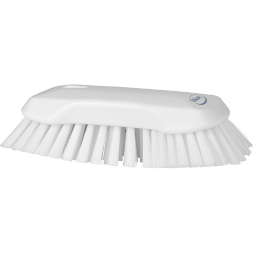 Hand Brush, Extra Stiff Bristles, 9-1/10" Long, White Pronet Distribution