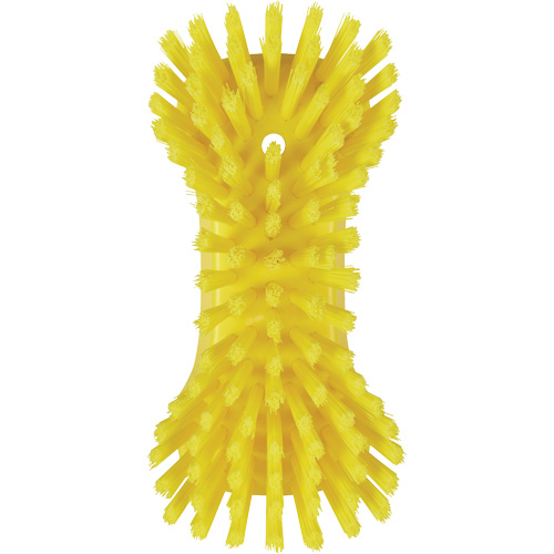 Brosse &agrave; main, Soies Tr&egrave;s ferme, Longueur de 9-1/10", Jaune Pronet Distribution