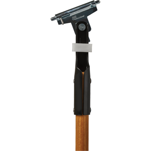 Clipper Dust Mop Handle, Wood, Quick-Connect Tip, 1" Diameter, 60" Length Pronet Distribution