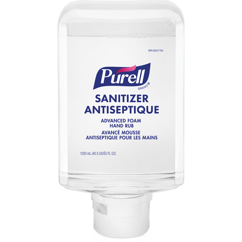 Mousse d&eacute;sinfectante avanc&eacute;e pour les mains ES10, 1200 ml, Cartouche de recharge, 70 % alcool Pronet Distribution
