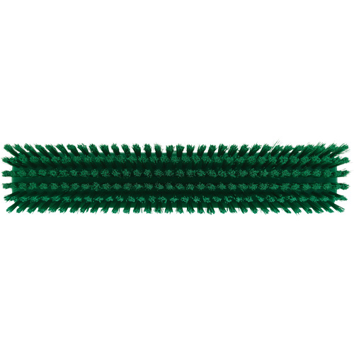 Push Broom Head, Fine/Stiff Bristles, 16-1/2", Polyester/Polypropylene, Green Pronet Distribution