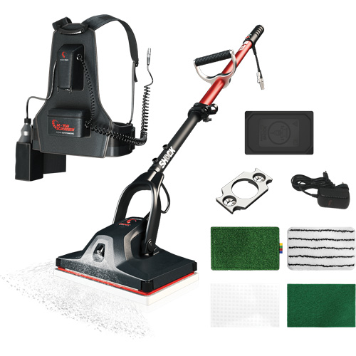 Shock Oscillating Floor Cleaning Machine with Backpack, Cleaner Pronet Distribution