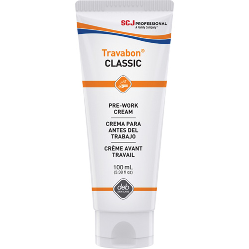 Cr&egrave;me protectrice contre l'huile, la graisse et les adh&eacute;sifs Travabon Classic, Tube, 100 ml Pronet Distribution