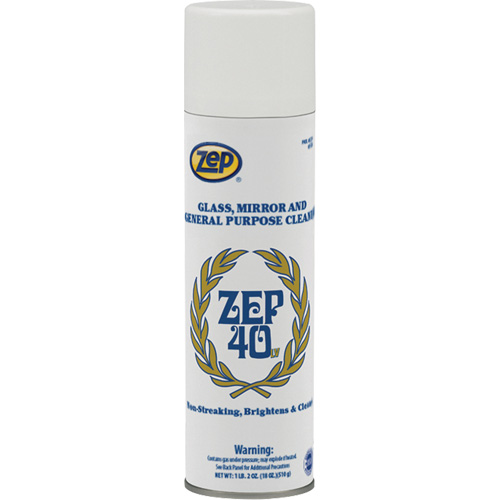 Non-Streaking Glass & Mirror Cleaner, 18 oz., Aerosol Can Pronet Distribution