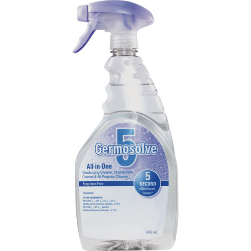 D&eacute;sinfectant et d&eacute;sodorisant Germosolve 5, 946 ml, Bouteille &agrave; g&acirc;chette Pronet Distribution