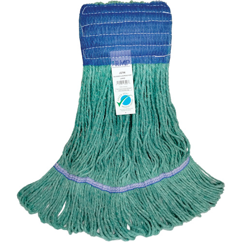 Wide-Band Mop Head, Antimicrobial/Floor Finishing/Specialty, Cotton/Rayon/Synthetic, Loop Style Pronet Distribution