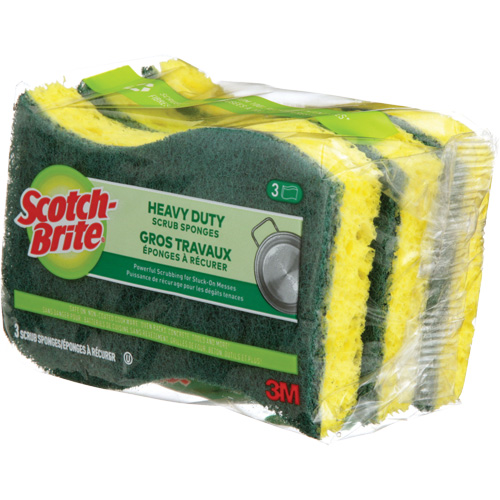 &eacute;ponge &agrave; r&eacute;curer pour les travaux intenses Scotch-Brite, &agrave; r&eacute;curer, 2-3/5" la x 4-2/5" l Pronet Distribution