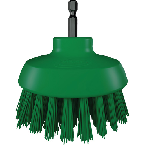 HyDrive Round Drill Brush, Extra Stiff Bristles, 3-1/10" Long, Green Pronet Distribution