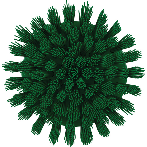 HyDrive Round Drill Brush, Extra Stiff Bristles, 3-1/10" Long, Green Pronet Distribution
