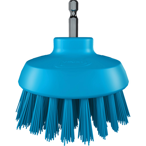 HyDrive Round Drill Brush, Extra Stiff Bristles, 3-1/10" Long, Blue Pronet Distribution