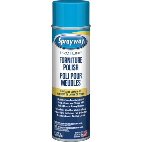 Pro Line Furniture Polish with Lemon Oil, 19 oz., Aerosol Can Pronet Distribution