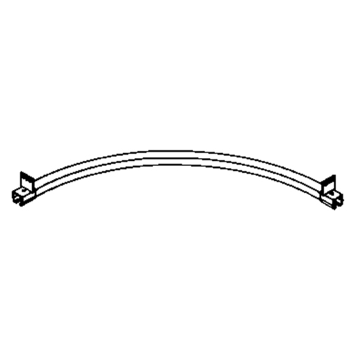 Beam Mounted 90° Curved Curtain Partition Track, 3' L Pronet Distribution