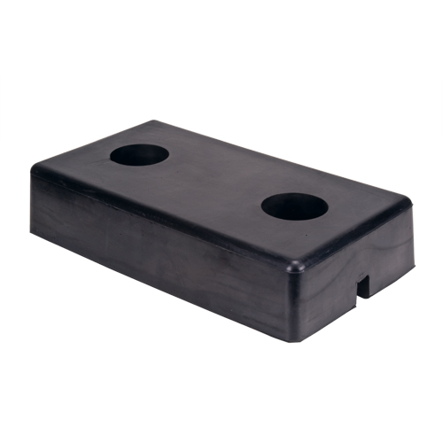 Molded Dock Bumpers, Rubber, 18" W x 4" D x 10" H Pronet Distribution