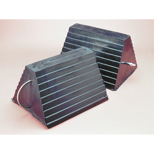 Cale de roue, 9" x 8" x 6", Noir Pronet Distribution