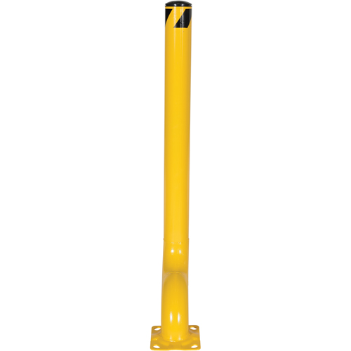 Borne d&eacute;sax&eacute;e, Acier, 54" h x 4-1/2" la, Jaune Pronet Distribution