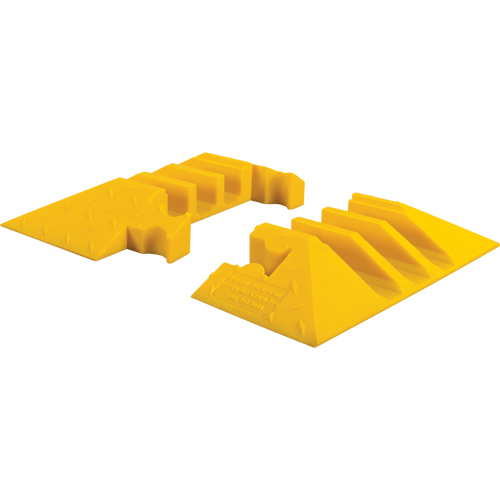 Yellow Jacket&reg; 3-Channel Heavy Duty Cable Protector - End Caps Pronet Distribution