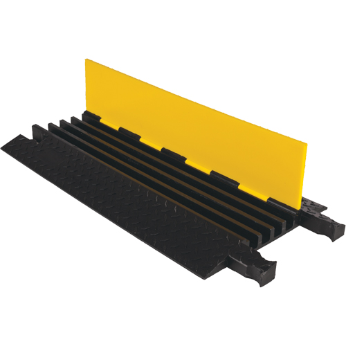 Yellow Jacket&reg; Heavy Duty Cable Protector, 4 Channels, 36" L x 17.5" W x 2" H Pronet Distribution