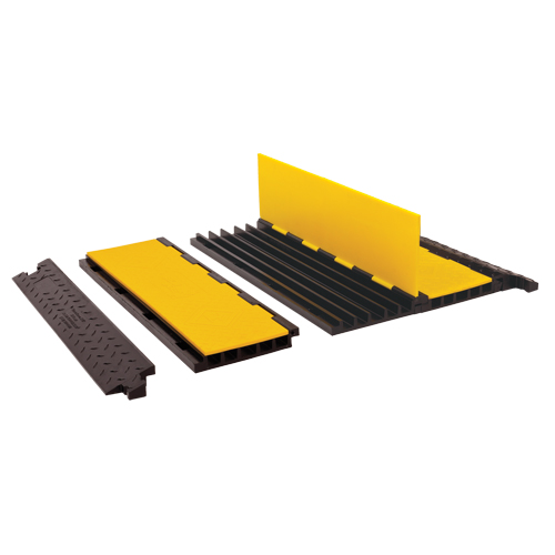 Yellow Jacket&reg; Cable Protector System, 5 Channels, 36" L x 19.75" W x 2" H Pronet Distribution