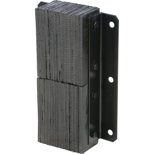 Butoir de quai lamell&eacute;, Vertical, Caoutchouc, 13-1/4" la x 4-1/2" p x 20" h Pronet Distribution