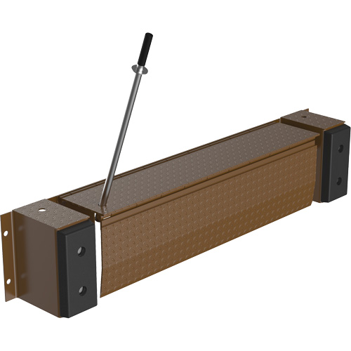 Niveleur de quai m&eacute;canique Edge-O-Dock, 93" la, 66" Largeur de la plateforme, 29" Port&eacute;e Pronet Distribution