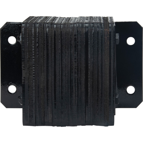 Laminated Dock Bumpers, Horizontal, Rubber, 12" W x 4" D x 10" H Pronet Distribution