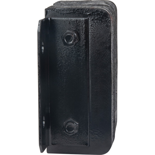 Laminated Dock Bumpers, Horizontal, Rubber, 12" W x 4" D x 10" H Pronet Distribution