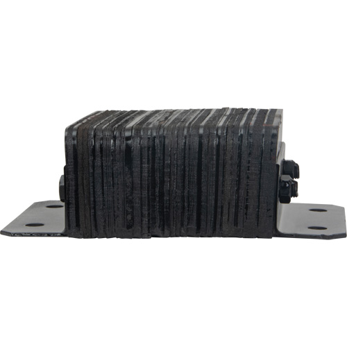 Laminated Dock Bumpers, Horizontal, Rubber, 12" W x 4" D x 10" H Pronet Distribution