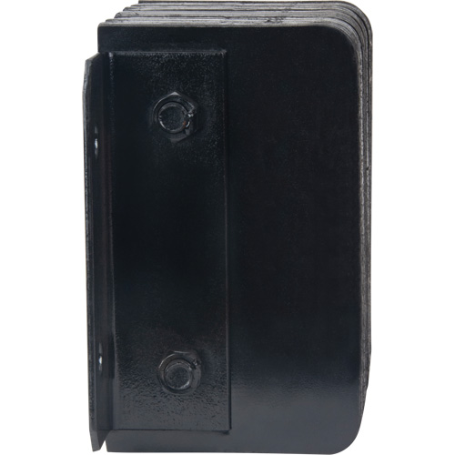 Laminated Dock Bumpers, Horizontal, Rubber, 12" W x 6" D x 10" H Pronet Distribution