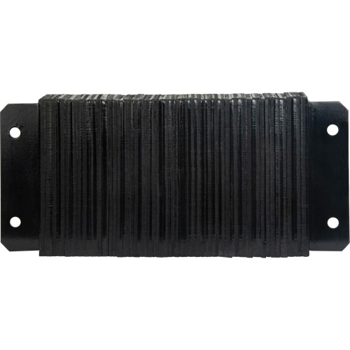 Laminated Dock Bumpers, Horizontal, Rubber, 24" W x 4" D x 12" H Pronet Distribution