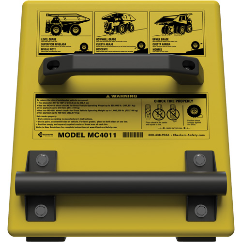 Checkers Safety Replacement Mounting Bracket for MC4011 Mining Wheel Chock Pronet Distribution