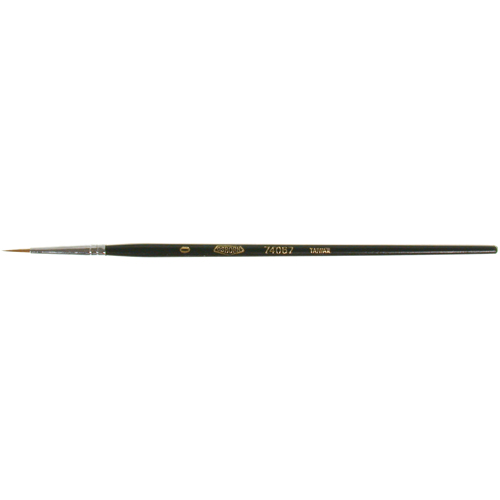 Artist Paint Brush, 1/16" Brush Width, Red Sable, Wood Handle Pronet Distribution