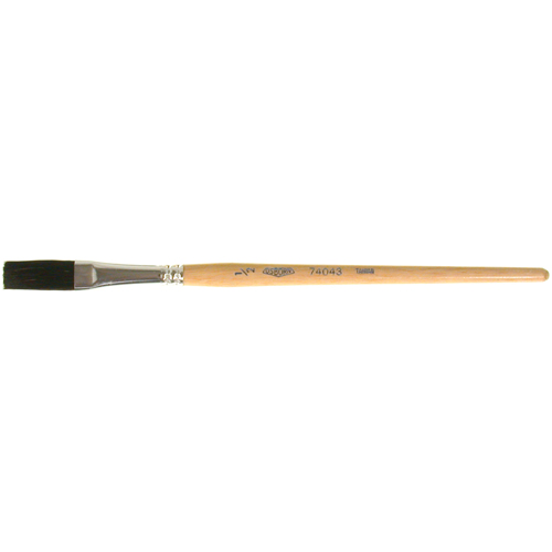One Stroke Paint Brush, 1/2" Brush Width, Ox Hair, Wood Handle Pronet Distribution