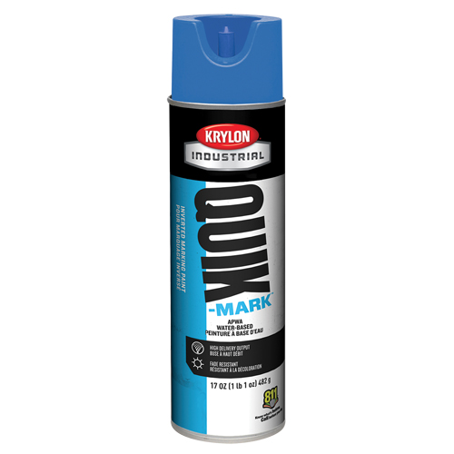 Peinture de marquage industrielle invers&eacute;e &agrave; base d'eau Quik-Mark, 17 oz, Canette a&eacute;rosol Pronet Distribution