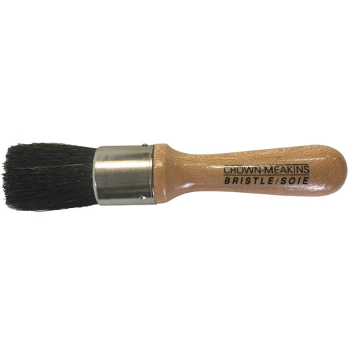 Brosse pour pochoirs, Soies naturelles, Manche Bois, Largeur de 1" Pronet Distribution