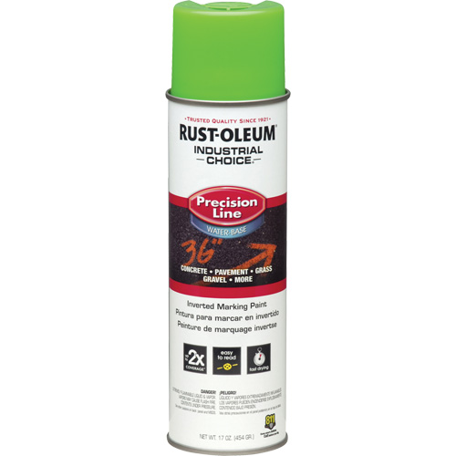 M1800 Water-Based Precision Line Marking Paint, 17 oz., Aerosol Can Pronet Distribution