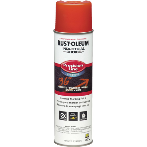 M1800 Water-Based Precision Line Marking Paint, 17 oz., Aerosol Can Pronet Distribution